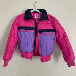 Retro 80s winter jacket